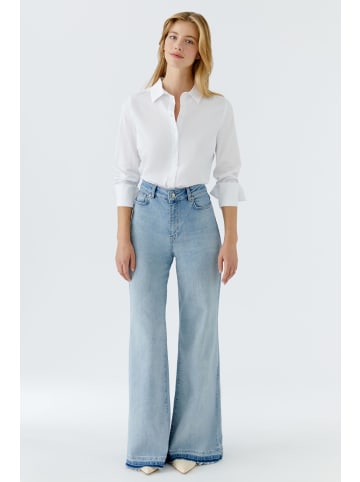 Oui Jeans Flared in blue denim