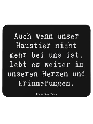 Mr. & Mrs. Panda Mauspad Spruch Trauerbewältigung nach dem Verlu... in Schwarz