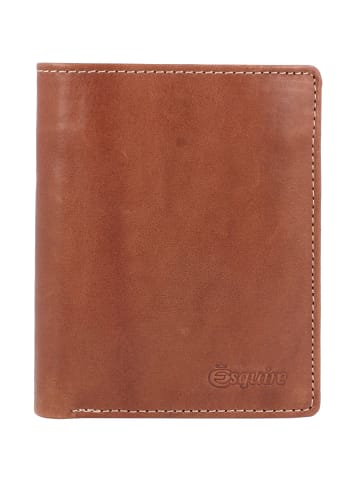 Esquire Denver Geldbörse RFID Leder 9 cm in cognac