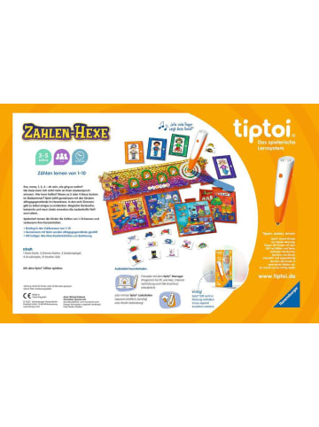 Ravensburger Lernspiel tiptoi® Zahlen-Hexe - ab 3 Jahre 3-5 Jahre in bunt