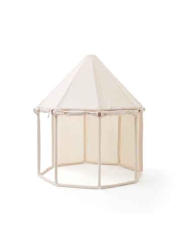 Kids Concept Pavillon Zelt Ø 120 cm, H 142 cm, Off-White ab 3 Jahre