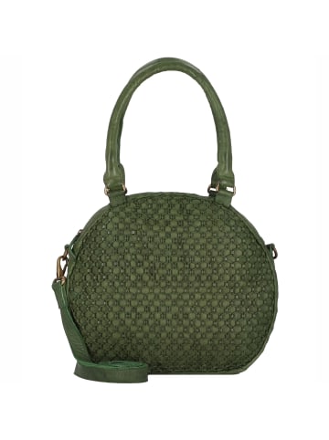 Greenland Nature Femi & Nine Schultertasche Leder 34 cm in green