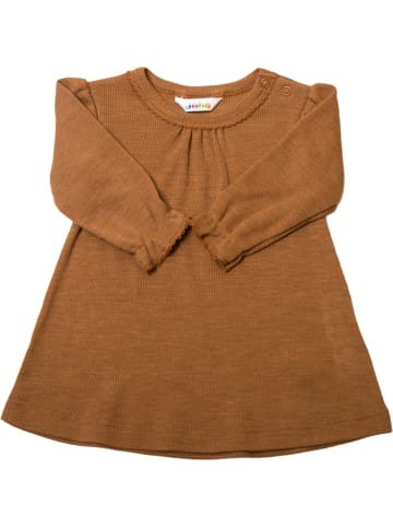 Joha Kinder-Midikleid in Braun