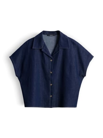 someday. Zondra Denim Bluse in Rinsed Dark Blue