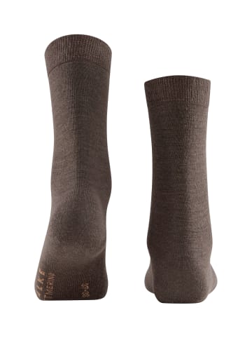 Falke Socken Softmerino in Dark brown