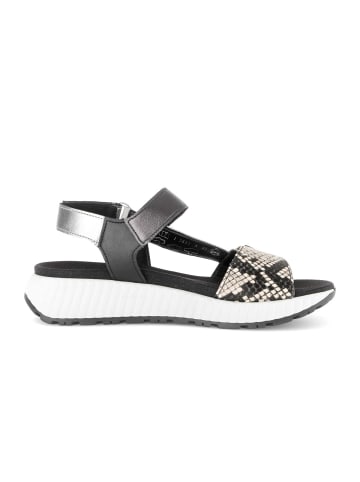 Gabor Plateau Sandalen in schwarz