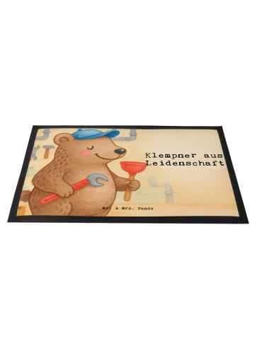 Mr. & Mrs. Panda Schmutzfänger Klempner Leidenschaft Design mit ... in Weiß