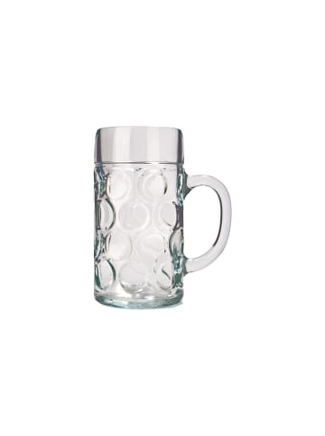 Stölzle 6er Set Bierkrüge Isar 500 ml transparent in transparent