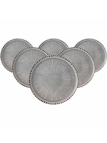 Ritzenhoff & Breker 6er Set Platzteller Natura ø 32 cm in Grau
