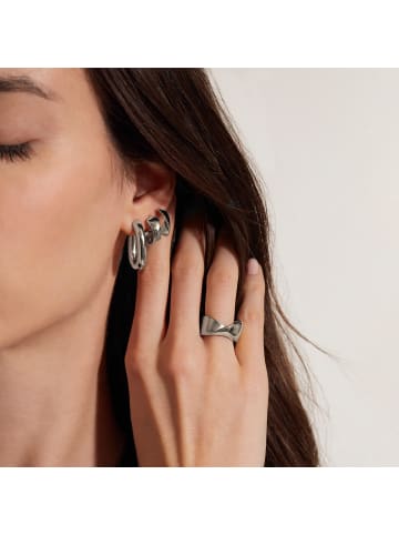 Breil Ohrring hoop silber
