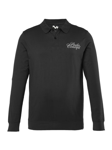 Men Plus Poloshirt in schwarz