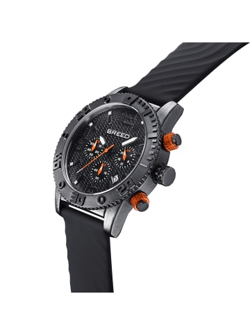 Breed Doppelagent Chronograph mit Datumsanzeige in Black