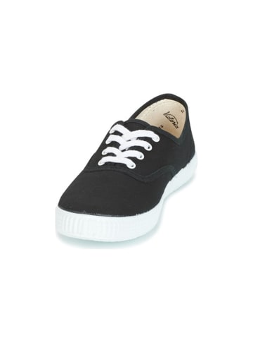 Victoria Schnür-Tennisschuhe Schwarz
