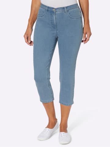 Sieh an! 3/4-Jeans in blue-bleached
