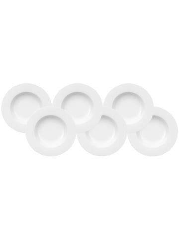 Villeroy & Boch 6er Set Pastateller Royal in Weiß ø 30.0 cm in weiß