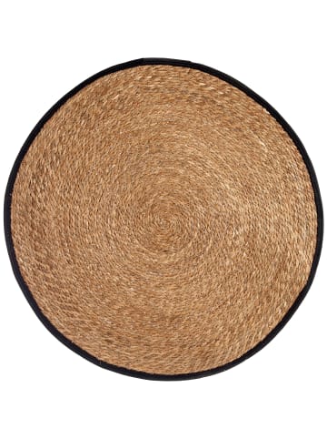 GIFTDECOR Geflochtener Teppich in beige