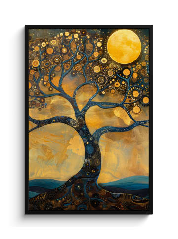 OnlyWow Poster mit Leiste Vollmond