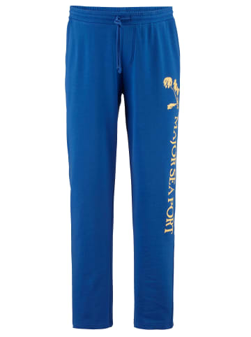 Men Plus Lange Sweathose in royalblau