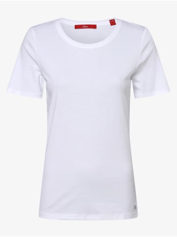 s.Oliver T-Shirt in weiß