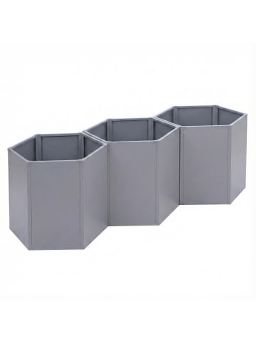 MCW 3er-Set Hochbeet P64, Grau