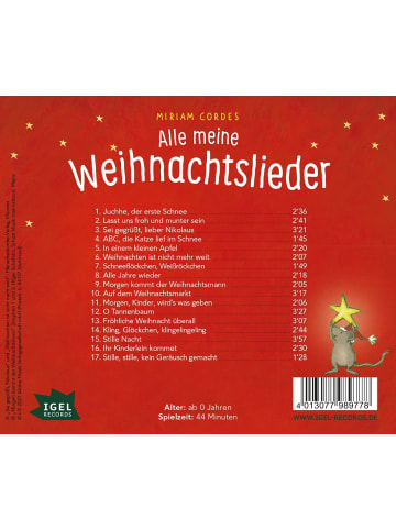 Igel Records Alle meine Weihnachtslieder