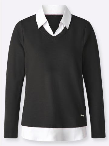 WITT WEIDEN Shirt in graphit-weiß