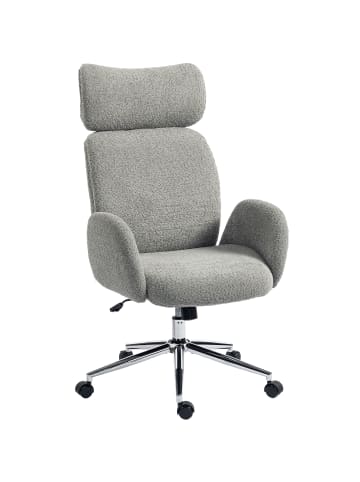 HOMCOM Bürostuhl in Dunkelgrau 75L x 65B x 123H cm