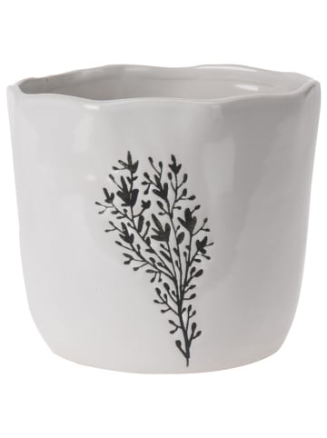 Home&Styling Collection Blumentopfabdeckung in weiß