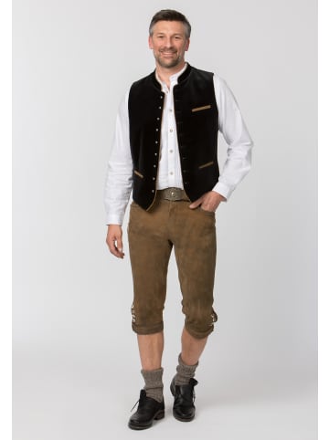 Stockerpoint Lederhose "Siggi 2" in havanna gespeckt