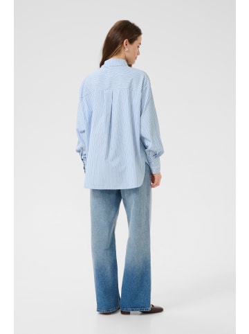 Kaffe Langarm - Hemd KAvictoria Loose fit in Windsurfer Stripe