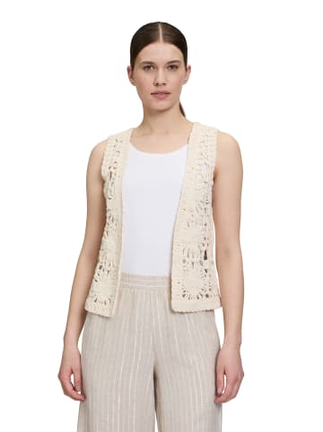 CARTOON Sommerweste mit V-Ausschnitt in beige