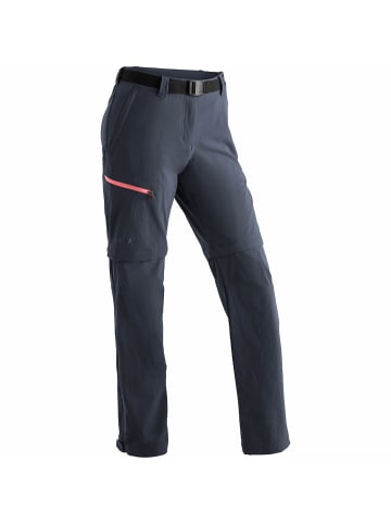 Maier Sports Zip-Hose Nata in Nachtschwarz