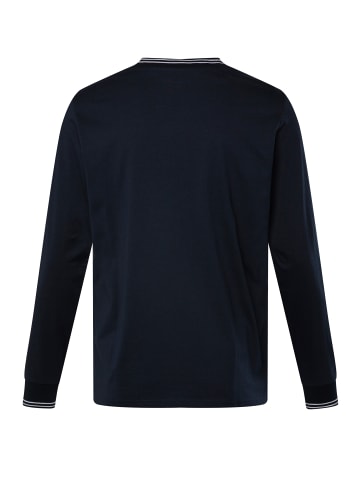 Men Plus Kurzarm T-Shirt in navy blau
