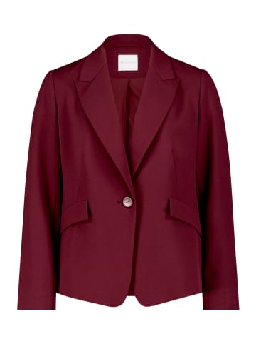 BETTY & CO Kurzblazer mit Taschen in Fall Burgundy