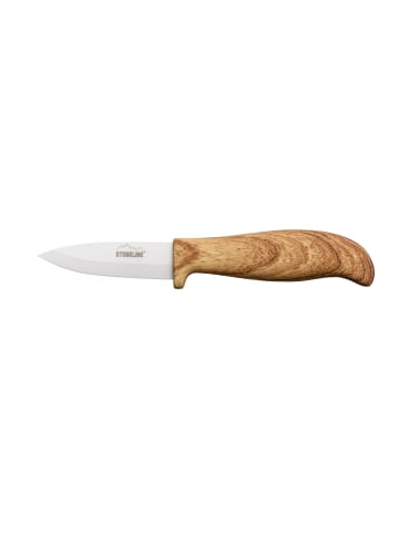 Stoneline Keramik  Küchenmesser 18 cm in Holzoptik