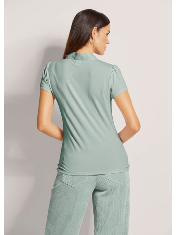 MADELEINE Kurzarmoberteil mit Schluppe in salbei