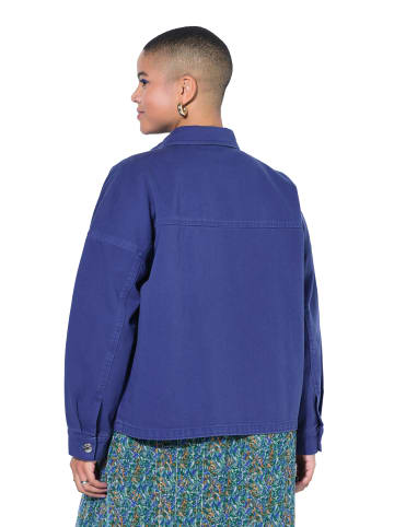 Studio Untold Hemdbluse in taubenblau