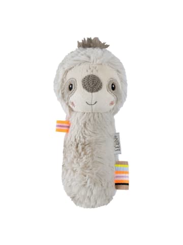 Fehn Stabrassel 16 cm - Faultier in gray