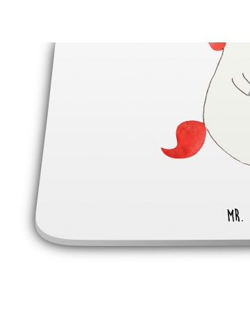 Mr. & Mrs. Panda Glasuntersetzer Einhorn Krankenschwester ohne S... in Weiß