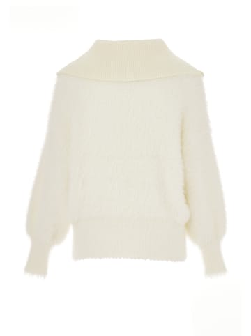 faina Women Cardigan in Wollweiss