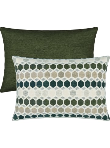 Erwin Müller Jacquard Erwin Müller Kissenhülle 2er-Pack in grün