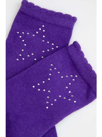 Coccodrillo Socken in violett
