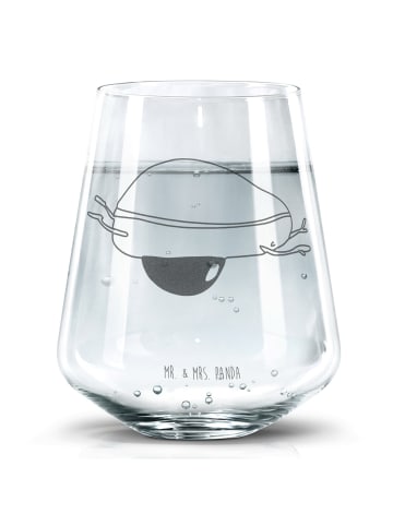 Mr. & Mrs. Panda Becherglas Avocado Yoga ohne Spruch in Transparent