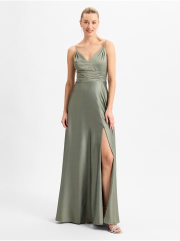 Marie Lund Abendkleid in khaki - 0002