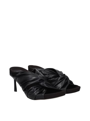 Stella McCartney Schwarz Leder Stiletto Absatz Sandalen