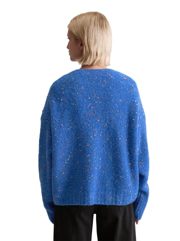 Marc O'Polo DENIM Bouclé-Pullover oversize in Pale Cobalt