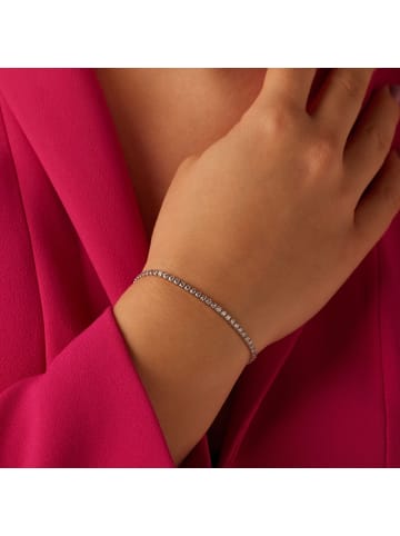 Lucardi 925 Silber Armband  Rund