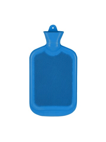 relaxdays 2x Wärmflasche in Blau