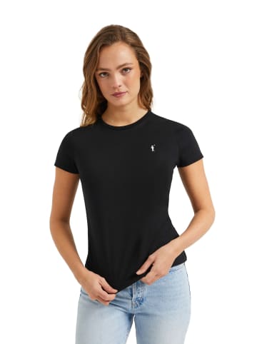 Polo Club T-Shirt in Schwarz