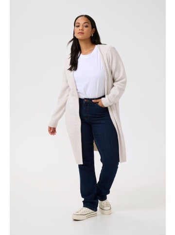 KAFFE curve Strickjacke KCluela Regular fit in Feather Gray Melange